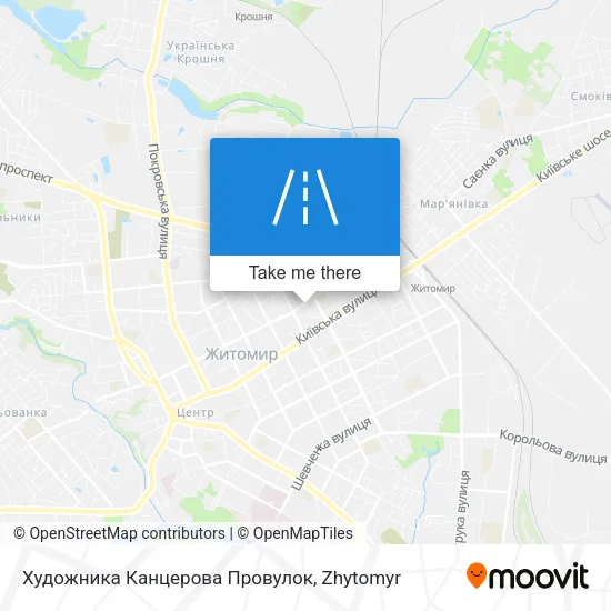 Карта Художника Канцерова Провулок