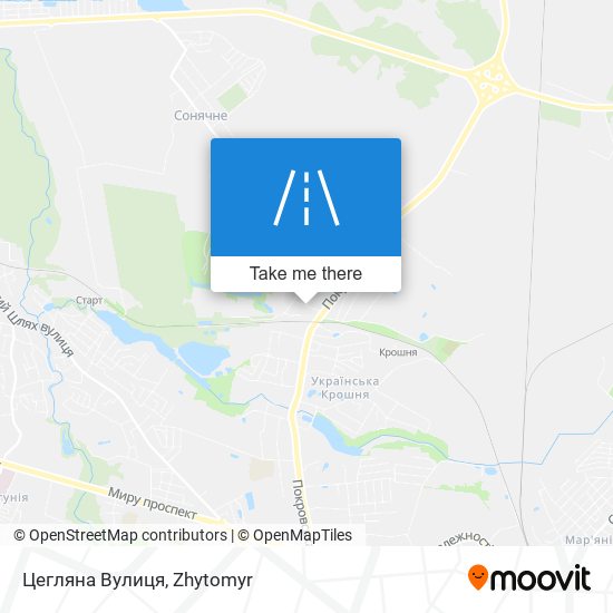 Цегляна Вулиця map