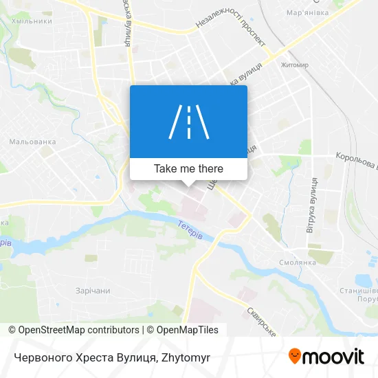Карта Червоного Хреста Вулиця