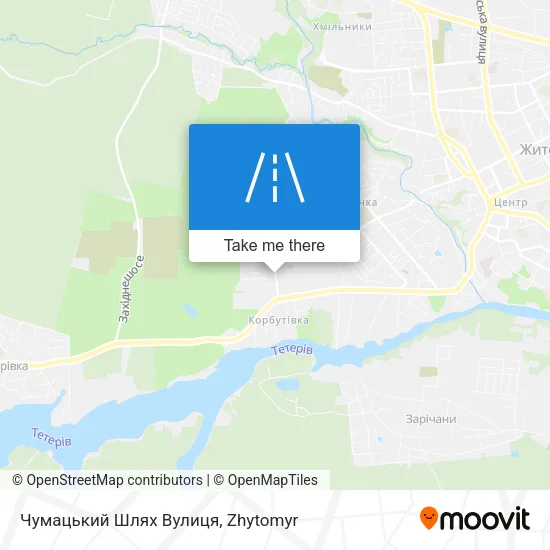 Карта Чумацький Шлях Вулиця