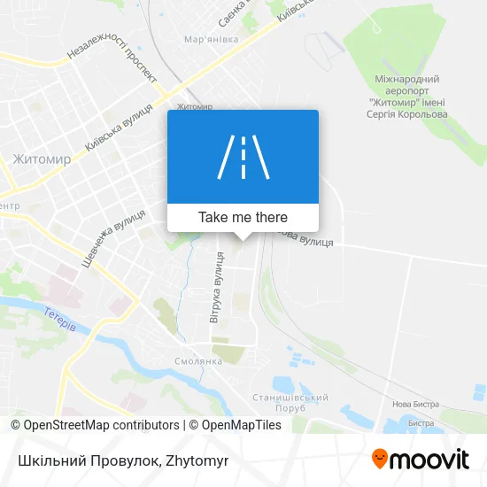 Карта Шкільний Провулок