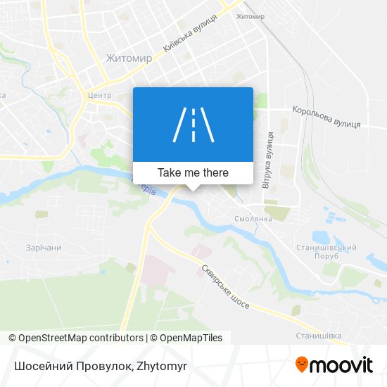 Шосейний Провулок map