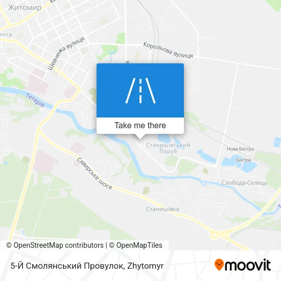 Карта 5-Й Смолянський Провулок