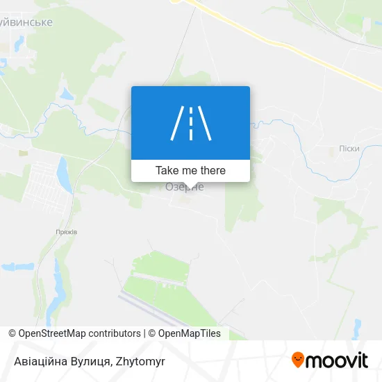 Карта Авіаційна Вулиця