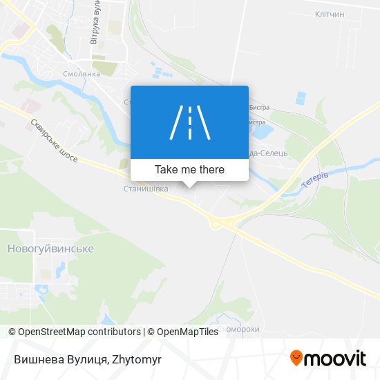 Вишнева Вулиця map