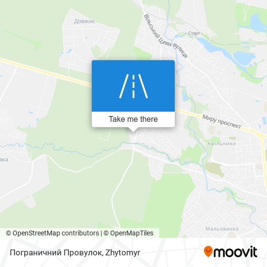 Пограничний Провулок map