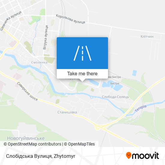 Слобідська Вулиця map