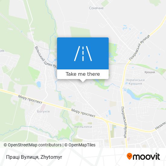 Праці Вулиця map