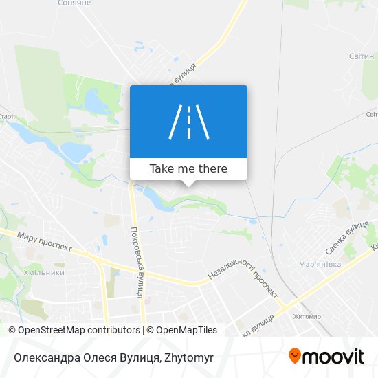 Олександра Олеся Вулиця map