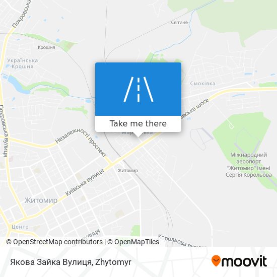 Якова Зайка Вулиця map