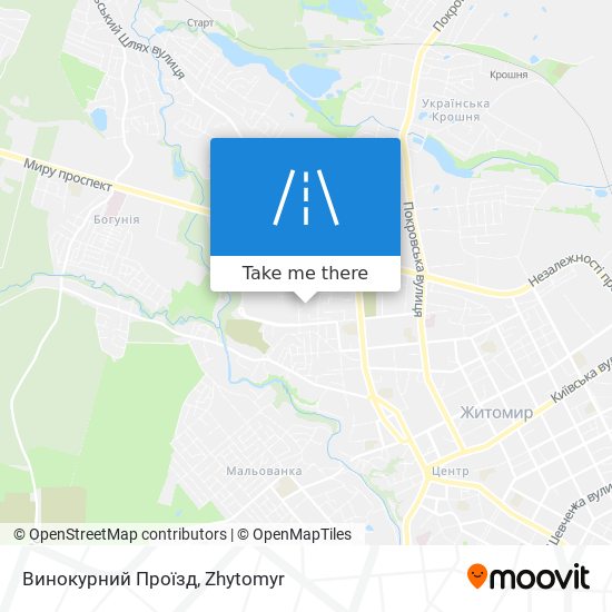 Винокурний Проїзд map