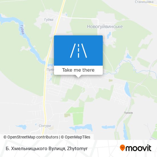 Б. Хмельницького Вулиця map