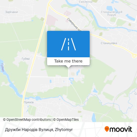 Дружби Народів Вулиця map