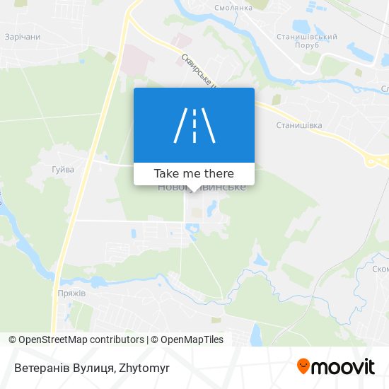 Ветеранів Вулиця map