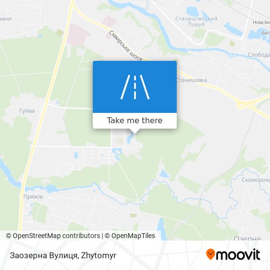 Заозерна Вулиця map