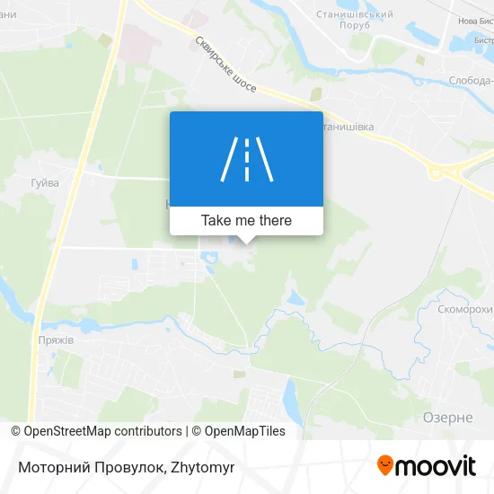 Карта Моторний Провулок