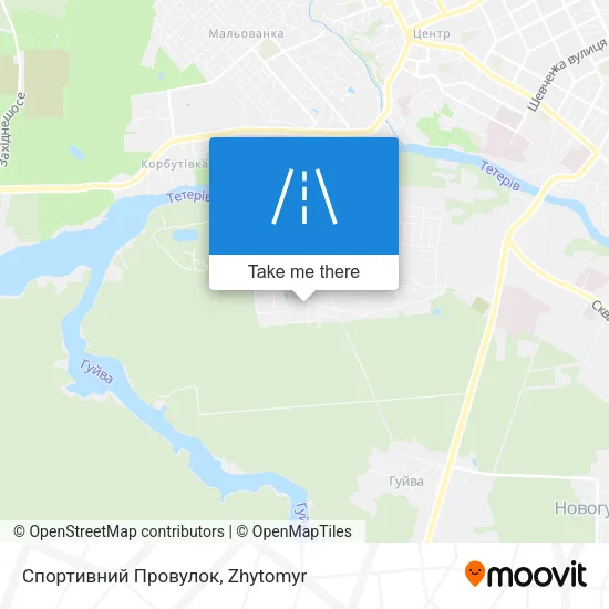 Карта Спортивний Провулок