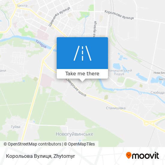 Корольова Вулиця map