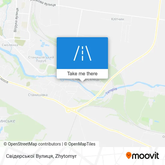 Карта Свідерської Вулиця