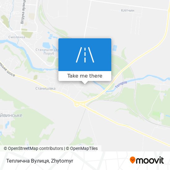 Теплична Вулиця map