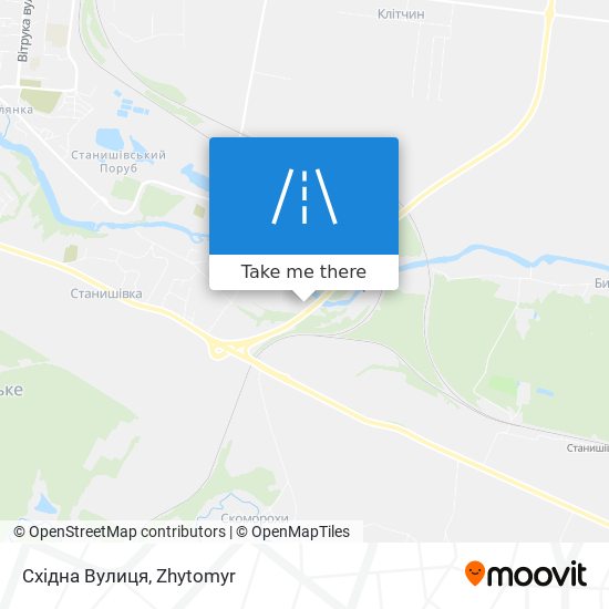 Східна Вулиця map