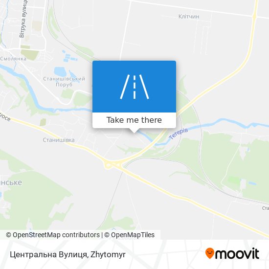 Центральна Вулиця map