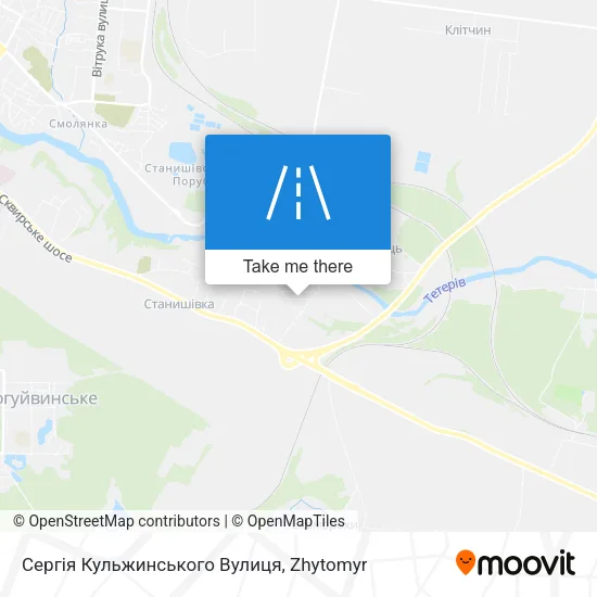 Карта Сергія Кульжинського Вулиця