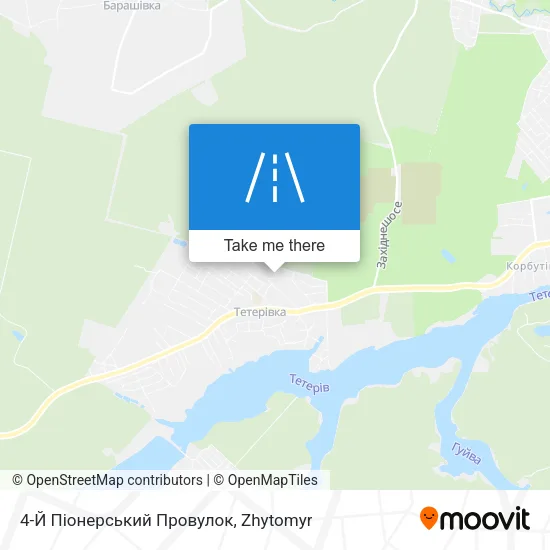 Карта 4-Й Піонерський Провулок
