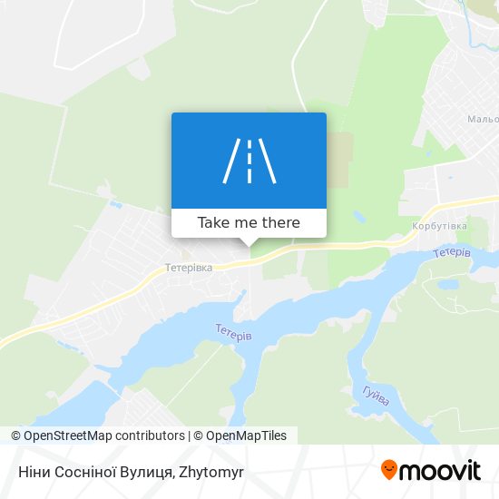 Ніни Сосніної Вулиця map