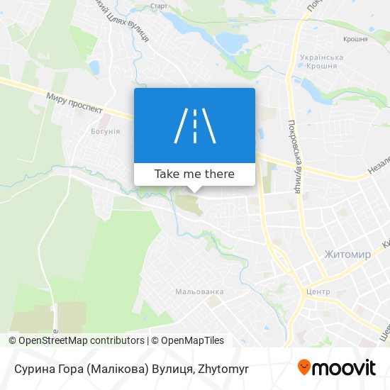 Сурина Гора (Малікова) Вулиця map