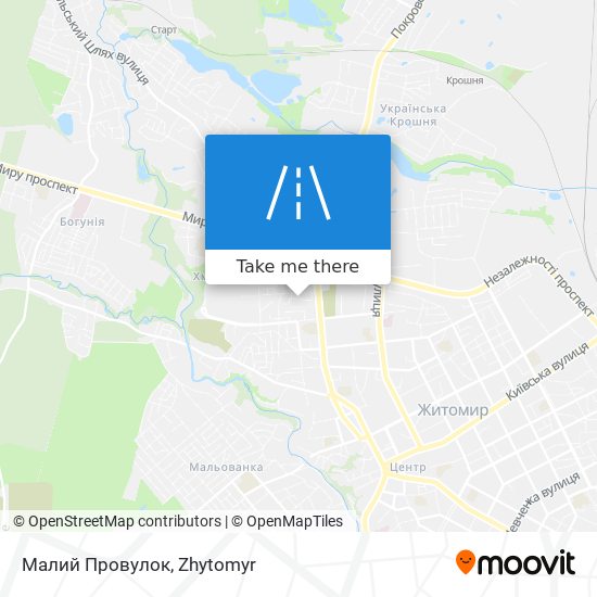 Малий Провулок map