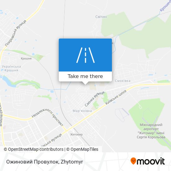 Ожиновий Провулок map