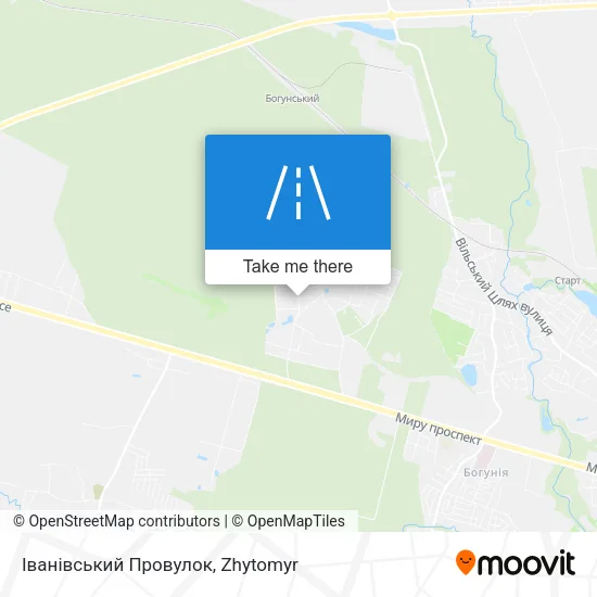 Карта Іванівський Провулок