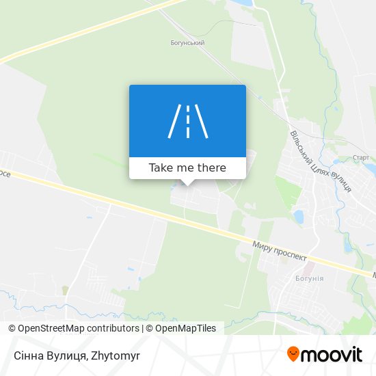 Сінна Вулиця map