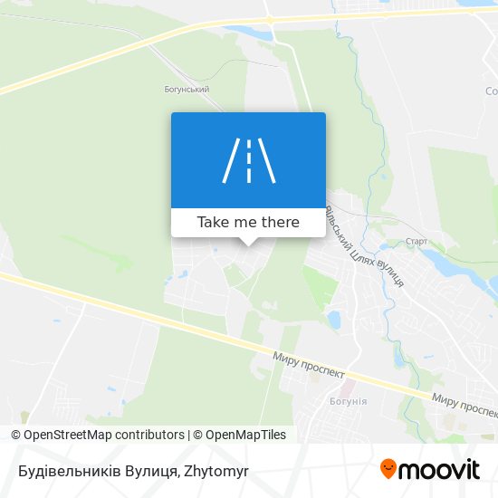 Будівельників Вулиця map