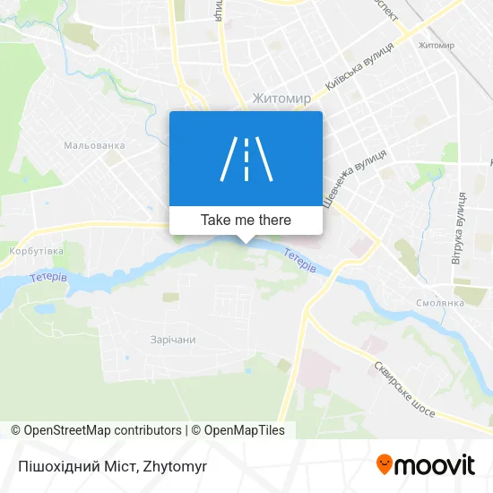 Карта Пішохідний Міст
