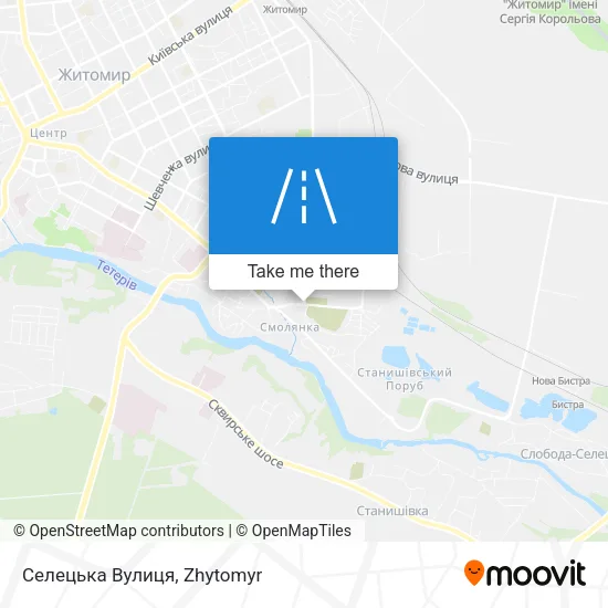 Карта Cелецька Вулиця