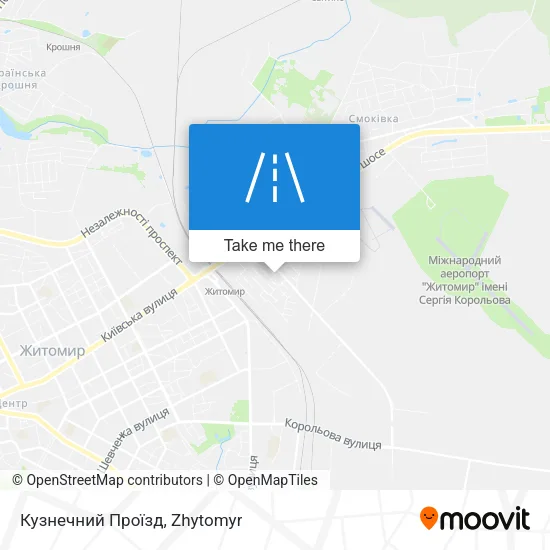 Карта Кузнечний Проїзд