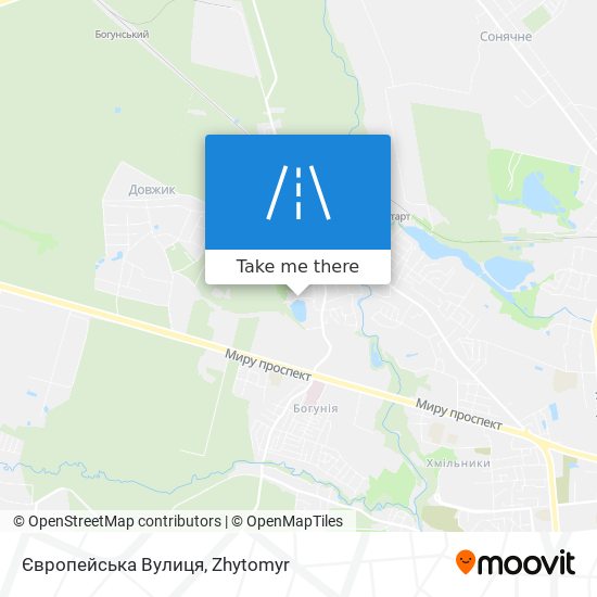 Європейська Вулиця map