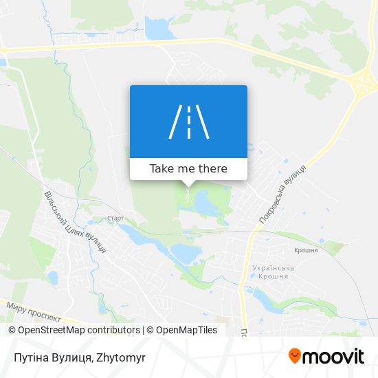 Путіна Вулиця map