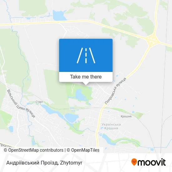 Карта Андріївський Проїзд