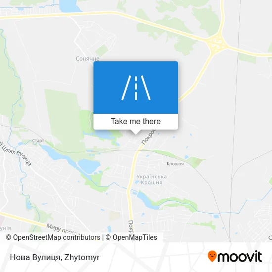 Карта Нова Вулиця