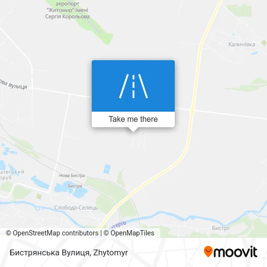 Карта Бистрянська Вулиця