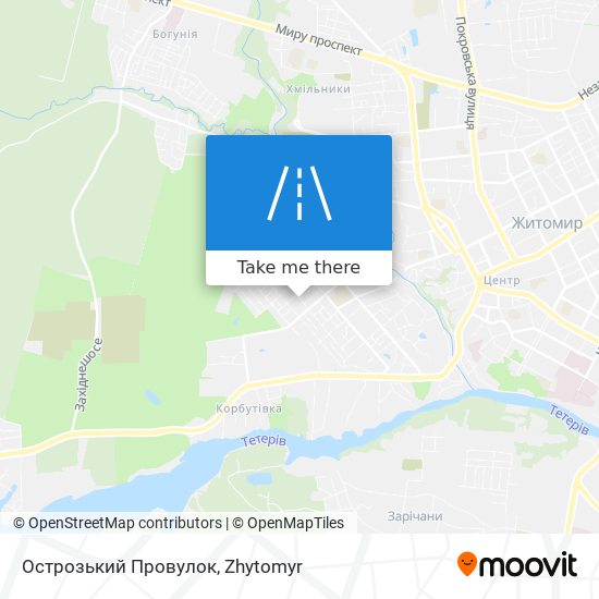 Острозький Провулок map