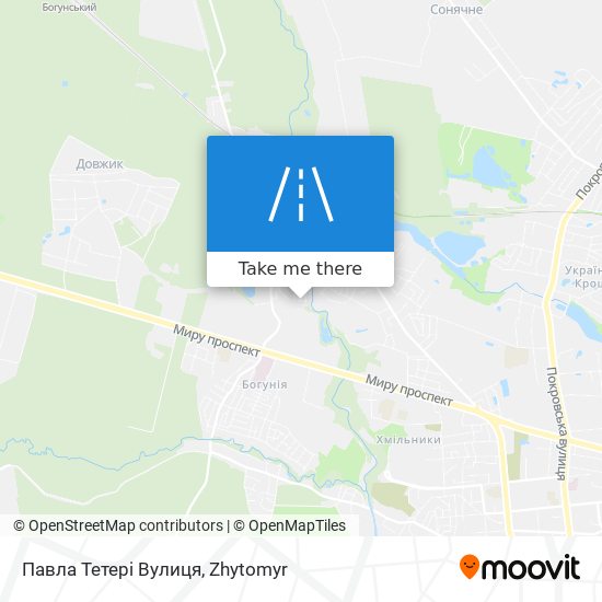 Павла Тетері Вулиця map