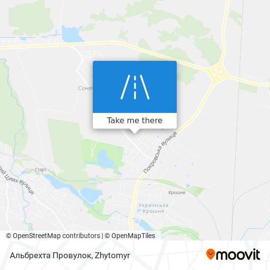 Альбрехта Провулок map