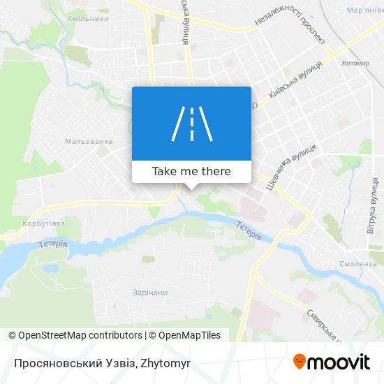 Просяновський Узвіз map