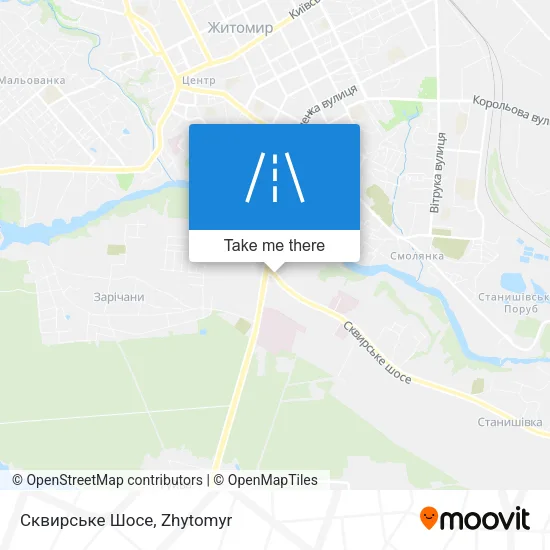 Сквирське Шосе map