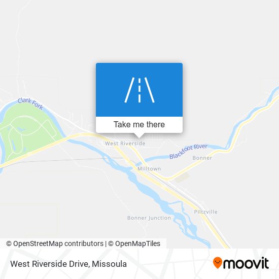 West Riverside Drive map