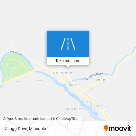 Zaugg Drive map